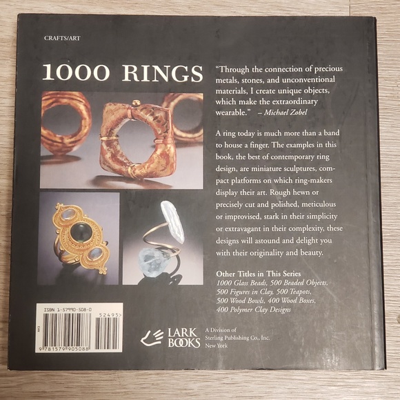 1000 Rings Inspiring Adornments For The Hand Book Lark Jewelry - Picture 2 of 2
